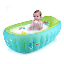 Load image into Gallery viewer, New Baby Inflatable Bathtub Swimming Float Safety Bath Tub