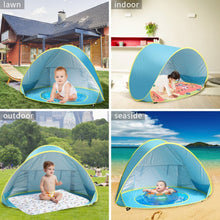 Load image into Gallery viewer, High Qulity Baby Beach Tent Uv-protecting Sunshelter