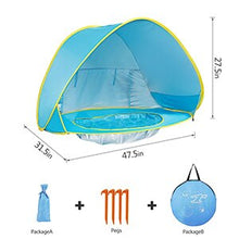 Load image into Gallery viewer, High Qulity Baby Beach Tent Uv-protecting Sunshelter