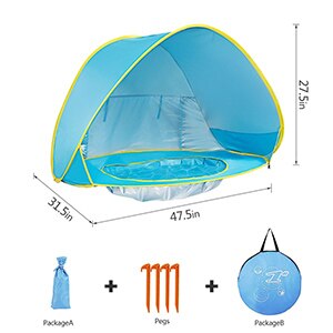 High Qulity Baby Beach Tent Uv-protecting Sunshelter